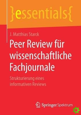 Peer Review fur wissenschaftliche Fachjournale