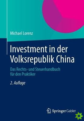 Investment in Der Volksrepublik China