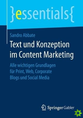 Text Und Konzeption Im Content Marketing