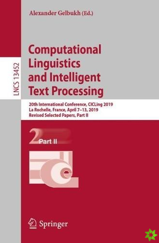 Computational Linguistics and Intelligent  Text Processing