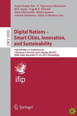 Digital Nations  Smart Cities, Innovation, and Sustainability