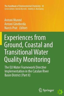 Experiences from Ground, Coastal and Transitional Water Quality Monitoring