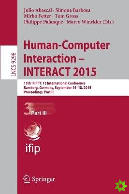 Human-Computer Interaction  INTERACT 2015