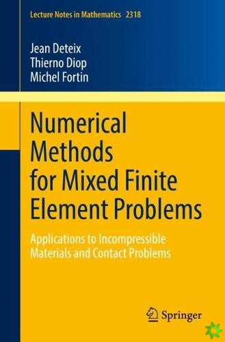 Numerical Methods for Mixed Finite Element Problems