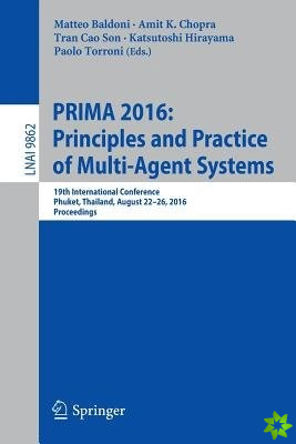 PRIMA 2016: Principles and Practice of Multi-Agent Systems
