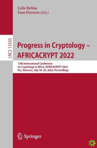 Progress in Cryptology - AFRICACRYPT 2022