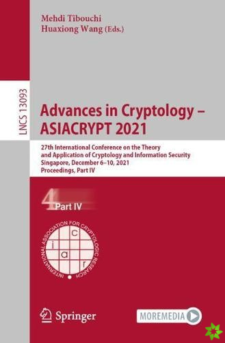 Advances in Cryptology  ASIACRYPT 2021