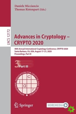 Advances in Cryptology  CRYPTO 2020