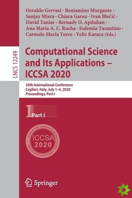 Computational Science and Its Applications  ICCSA 2020