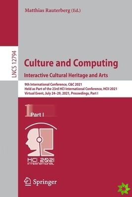 Culture and Computing. Interactive Cultural Heritage and Arts