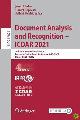 Document Analysis and Recognition  ICDAR 2021