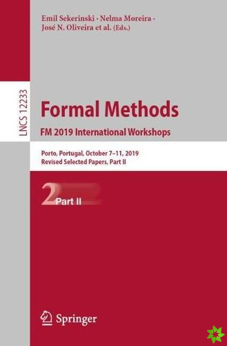 Formal Methods. FM 2019 International Workshops