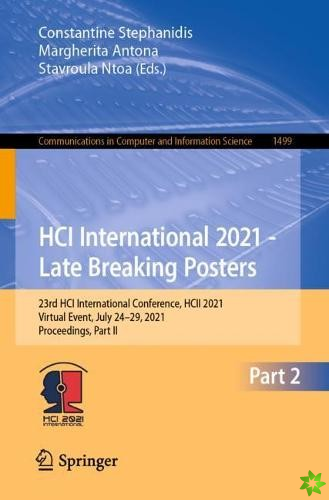 HCI International 2021 - Late Breaking Posters