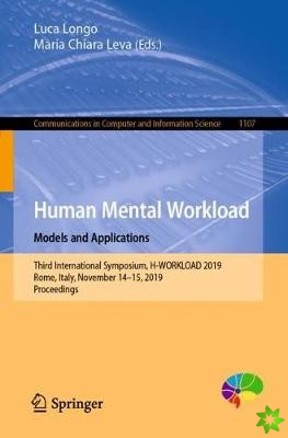 Human Mental Workload: Models and Applications