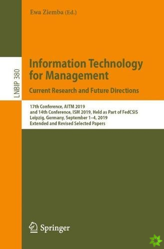 Information Technology for Management: Current Research and Future Directions