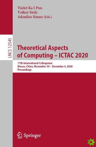 Theoretical Aspects of Computing  ICTAC 2020