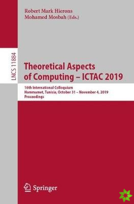 Theoretical Aspects of Computing  ICTAC 2019