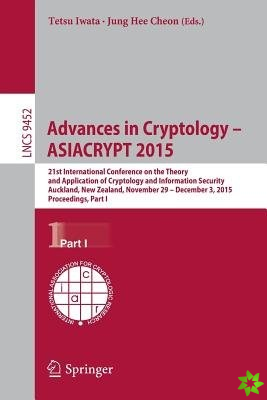 Advances in Cryptology -- ASIACRYPT 2015