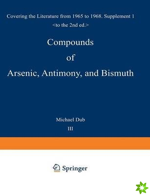 Compounds of Arsenic, Antimony, and Bismuth