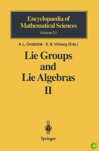 Lie Groups and Lie Algebras II