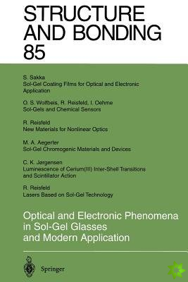 Optical and Electronic Phenomena in Sol-Gel Glasses and Modern Application