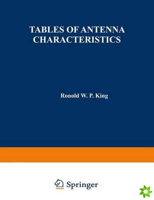 Tables Of Antenna Characteristics
