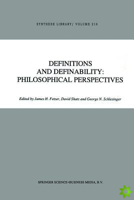 Definitions and Definability: Philosophical Perspectives