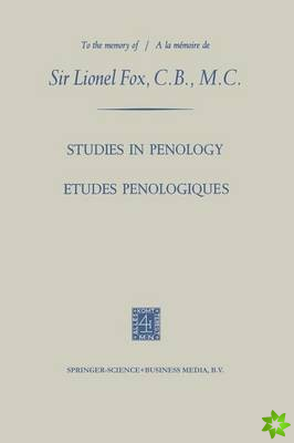 Studies in Penology / Etudes Penologiques