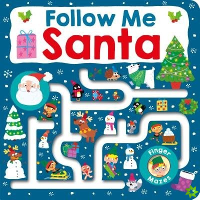 Maze Book: Follow Me Santa