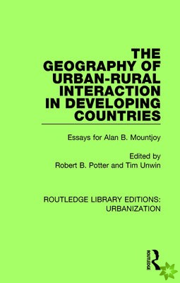 Geography of Urban-Rural Interaction in Developing Countries
