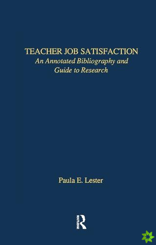 Teacher Job Satisfaction