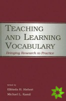Teaching and Learning Vocabulary