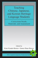 Teaching Chinese, Japanese, and Korean Heritage Language Students