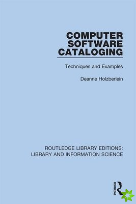 Computer Software Cataloging