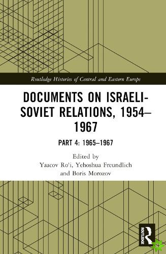 Documents on Israeli-Soviet Relations, 19541967