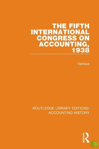 Fifth International Congress on Accounting, 1938