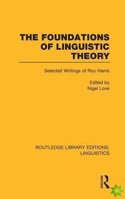 Foundations of Linguistic Theory (RLE Linguistics B: Grammar)