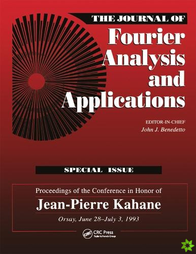 Journal of Fourier Analysis and Applications Special Issue