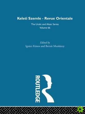 Keleti Szemle-Revue Orientale