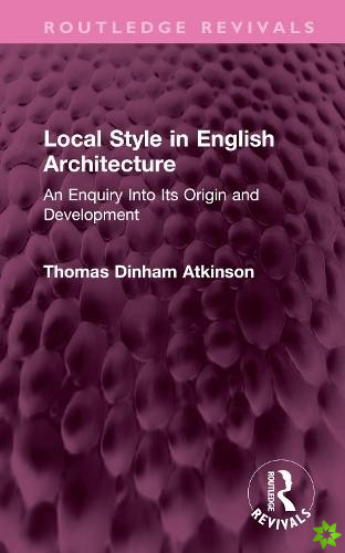 Local Style in English Architecture