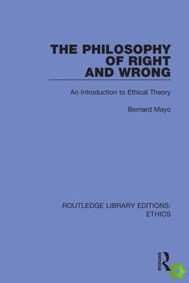 Philosophy of Right and Wrong