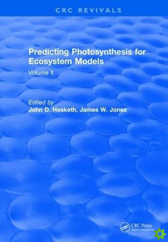 Predicting Photosynthesis For Ecosystem Models