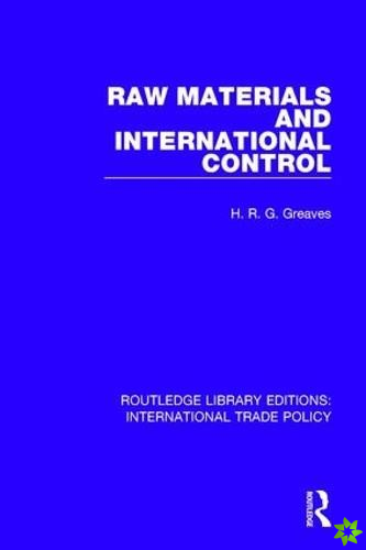 Raw Materials and International Control