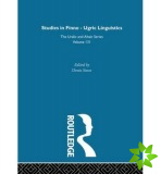Studies in Finno-Ugric Linguistics