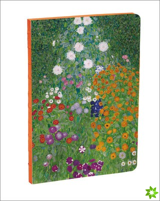 Flower Garden by Gustav Klimt A5 Notebook