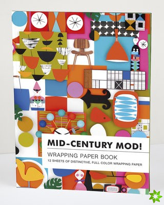 Mid-Century Mod! Wrapping Paper Book