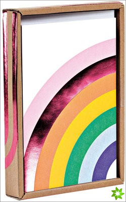 Over the Rainbow Luxe Foil Notecard Box