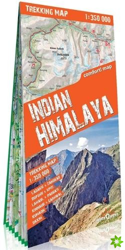 terraQuest Trekking Map Indian Himalaya