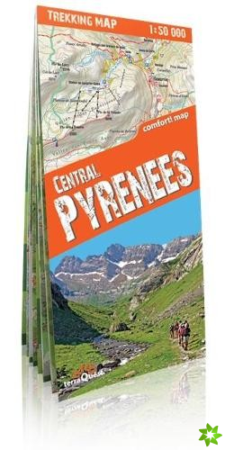 terraQuest Trekking Map Pyrenees Central Part