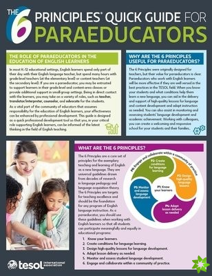 6 Principles Quick Guide for Paraeducators: Pack of 5